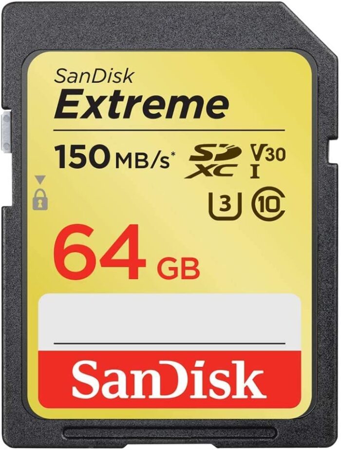 Cartão SD SanDisk 64GB Extreme SDXC UHS-I - C10, U3, V30, 4K UHD - SDSDXV6-064G-GNCIN - Image 2